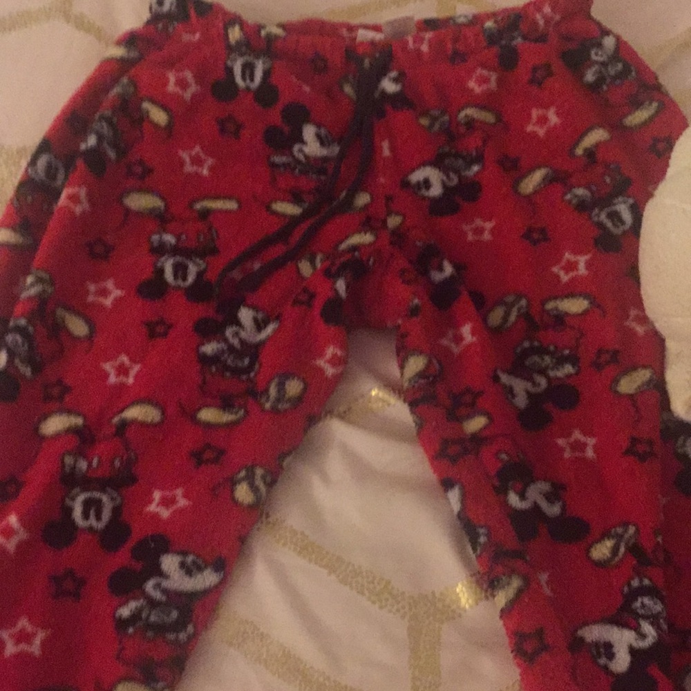 Mickey Mouse red pajama pants